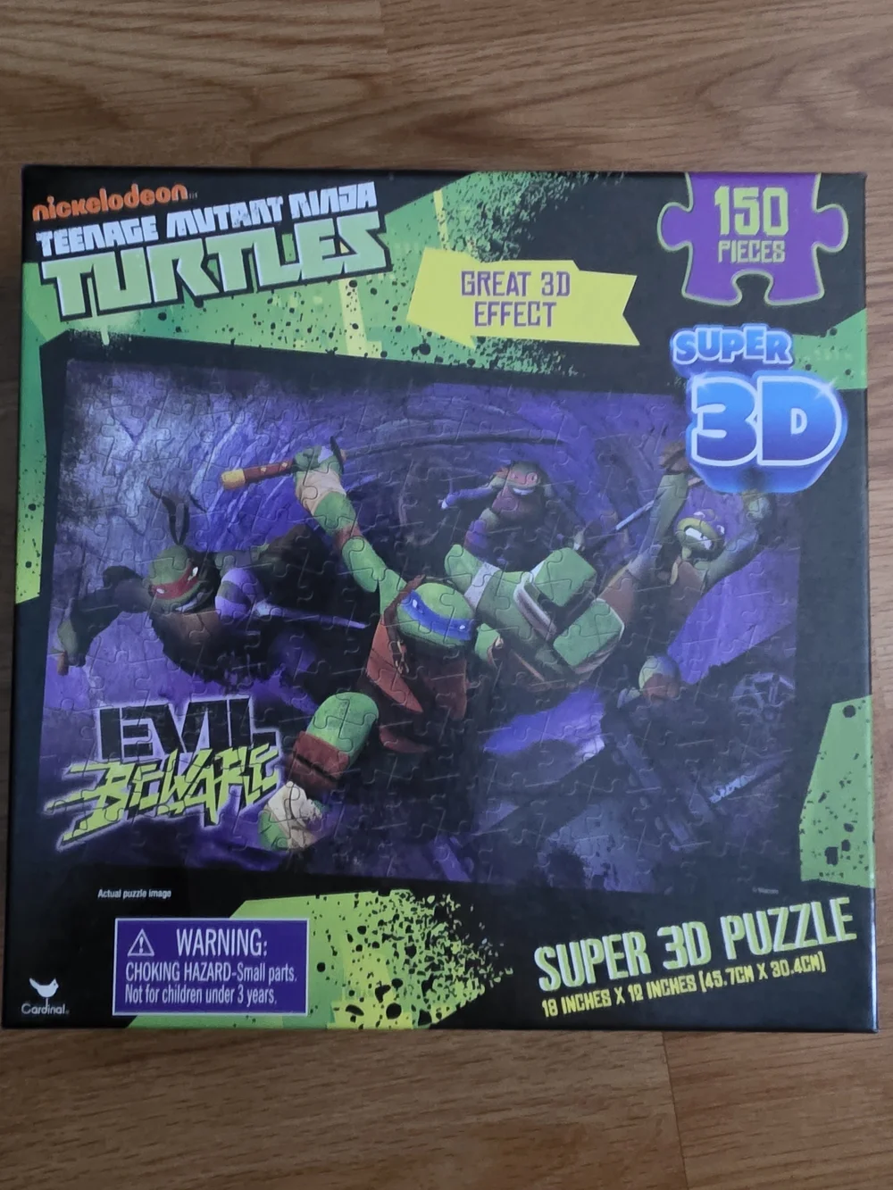 Nickelodeon Teenage Mutant Ninja Turtles 3D Puzzle. 150 Pieces